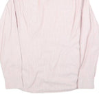 TED BAKER Mens Pink & White Stripe Shirt L Cotton Blend Long Sleeve Formal