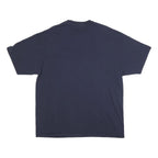 CHAMPION Mens Navy Blue Blue Hawk Softball Classic T-Shirt 2XL Crew Neck Short