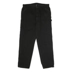 DICKIES Mens Relaxed Black Cotton Denim Jeans W40 L32 Workwear Casual Zip