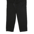 DICKIES Mens Relaxed Black Cotton Denim Jeans W40 L32 Workwear Casual Zip