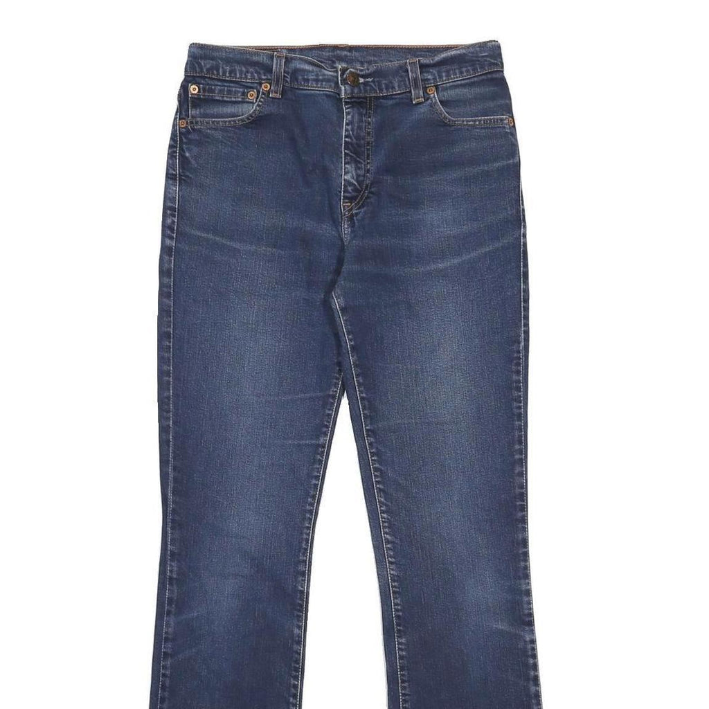 LEVI'S 595 88 Womens Jeans Blue Regular Straight Denim Medium W32 L34 Classic