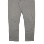 GAP Womens Cotton Blend Beige Slim Straight Trousers W34 L27 Casual Everyday