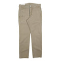 LEVI'S Mens Cotton Blend Beige Slim Straight Trousers W31 L30 Casual Classic Zip