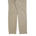 LEVI'S Mens Cotton Blend Beige Slim Straight Trousers W31 L30 Casual Classic Zip