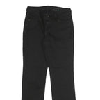 LEVI'S Womens Black Slim Straight Denim Dark Jeans W26 L27 Stylish Cotton Blend