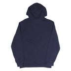 PUMA Mens Navy Blue Hoodie S Cotton Blend Pullover Sport Casual Sweatshirt