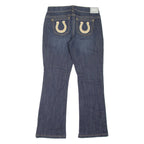 TOUCH Womens Jeans Blue Regular Bootcut Stone Wash W30 L31