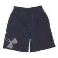 UNDER ARMOUR Mens Shorts Black Casual Cotton Blend M W26 Drawstring Pockets