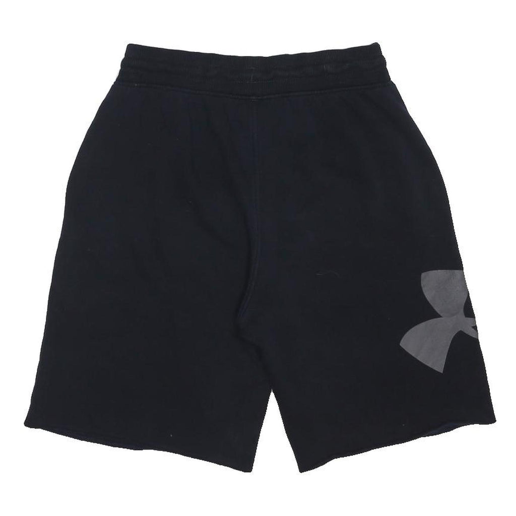 UNDER ARMOUR Mens Shorts Black Casual Cotton Blend M W26 Drawstring Pockets