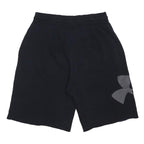 UNDER ARMOUR Mens Shorts Black Casual Cotton Blend M W26 Drawstring Pockets