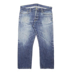 CARHARTT Mens Jeans Blue Relaxed Straight Denim Medium W38 L28 Workwear
