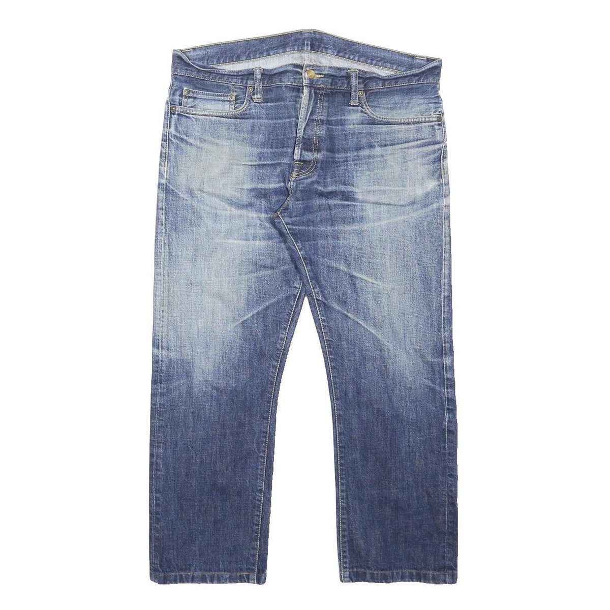 CARHARTT Mens Jeans Blue Relaxed Straight Denim Medium W38 L28 Workwear