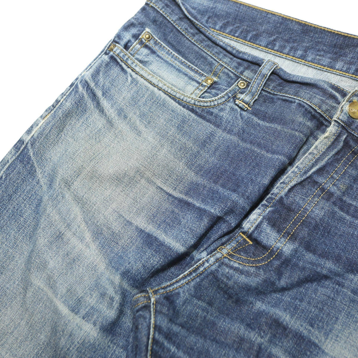 CARHARTT Mens Jeans Blue Relaxed Straight Denim Medium W38 L28 Workwear