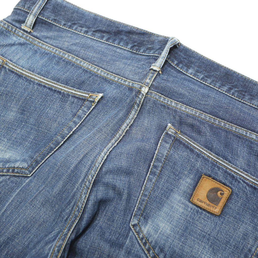 CARHARTT Mens Jeans Blue Relaxed Straight Denim Medium W38 L28 Workwear