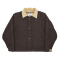 WOOLRICH Mens Brown & Beige Classic Jacket XL Polyester Blend Zip Pockets