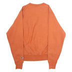 CHAMPION REVERSE WEAVE Mens Sweatshirt Orange Crew Neck S