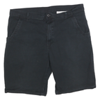 DICKIES Mens Shorts Black Casual Cotton Blend L W36 Workwear Comfortable