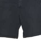 DICKIES Mens Shorts Black Casual Cotton Blend L W36 Workwear Comfortable