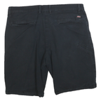 DICKIES Mens Shorts Black Casual Cotton Blend L W36 Workwear Comfortable