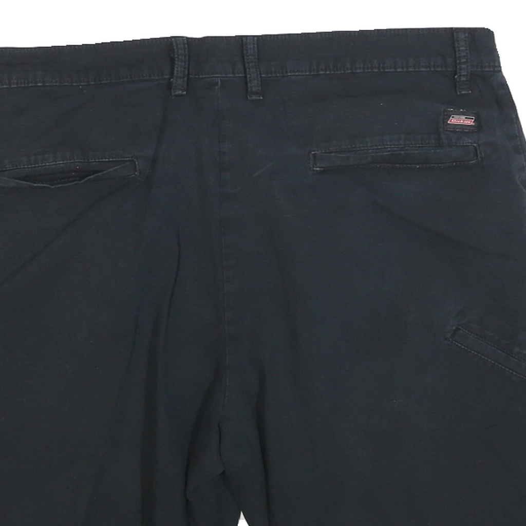 DICKIES Mens Shorts Black Casual Cotton Blend L W36 Workwear Comfortable