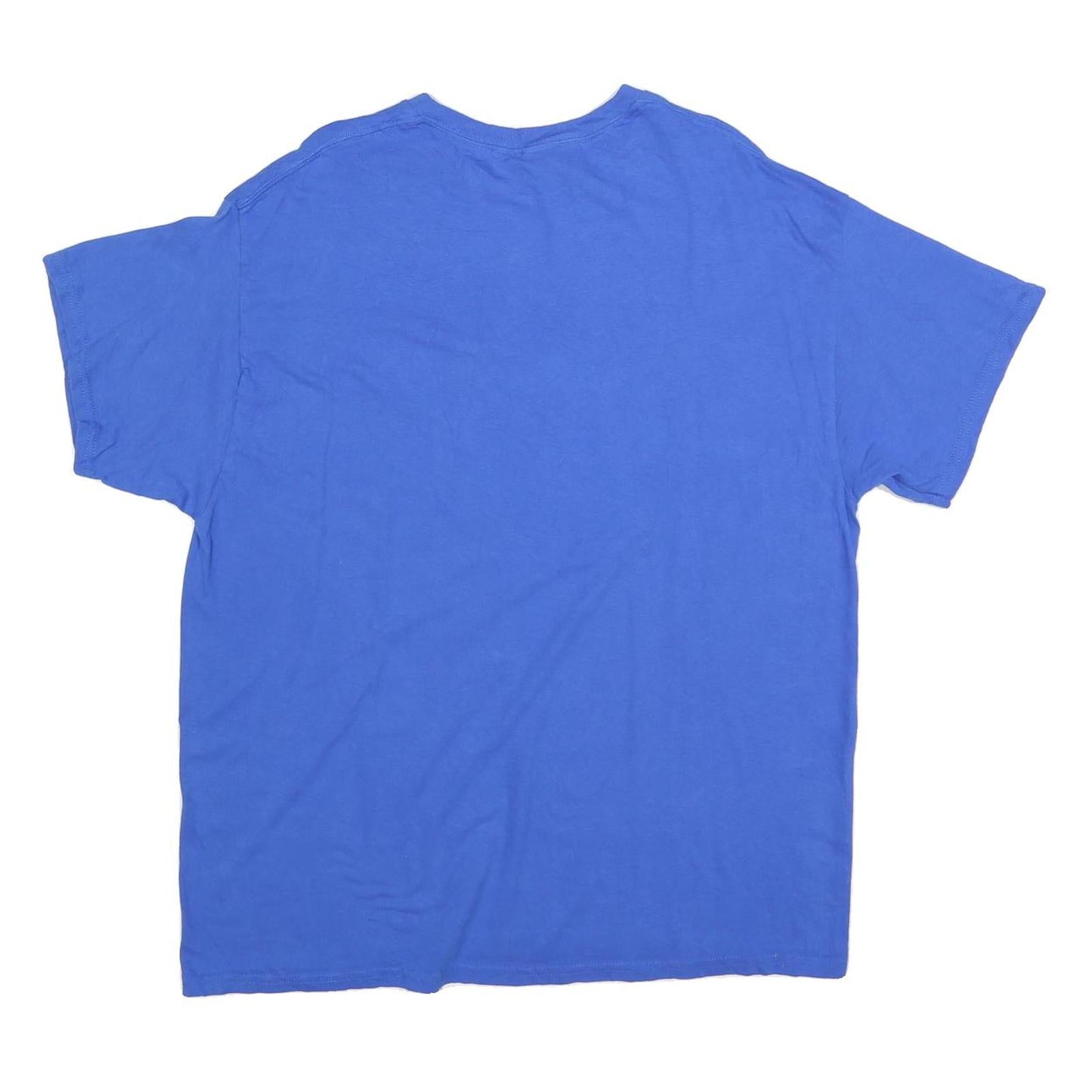 GILDAN Mens Blue Indianapolis Colts Graphic T-Shirt XL Short Sleeve Crew Neck