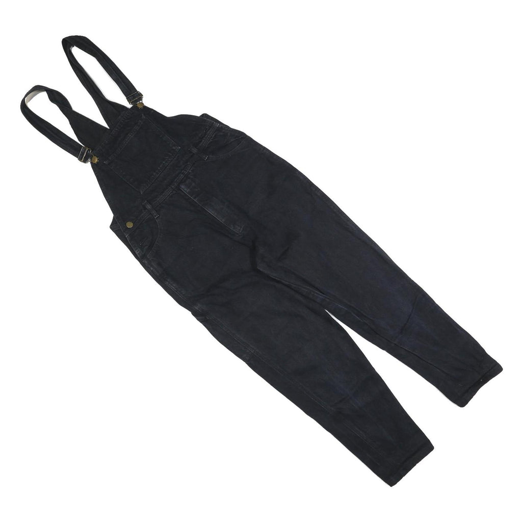 SJB Womens Black Cotton Blend Dungarees Slim Fit S W30 L27 Casual Wear