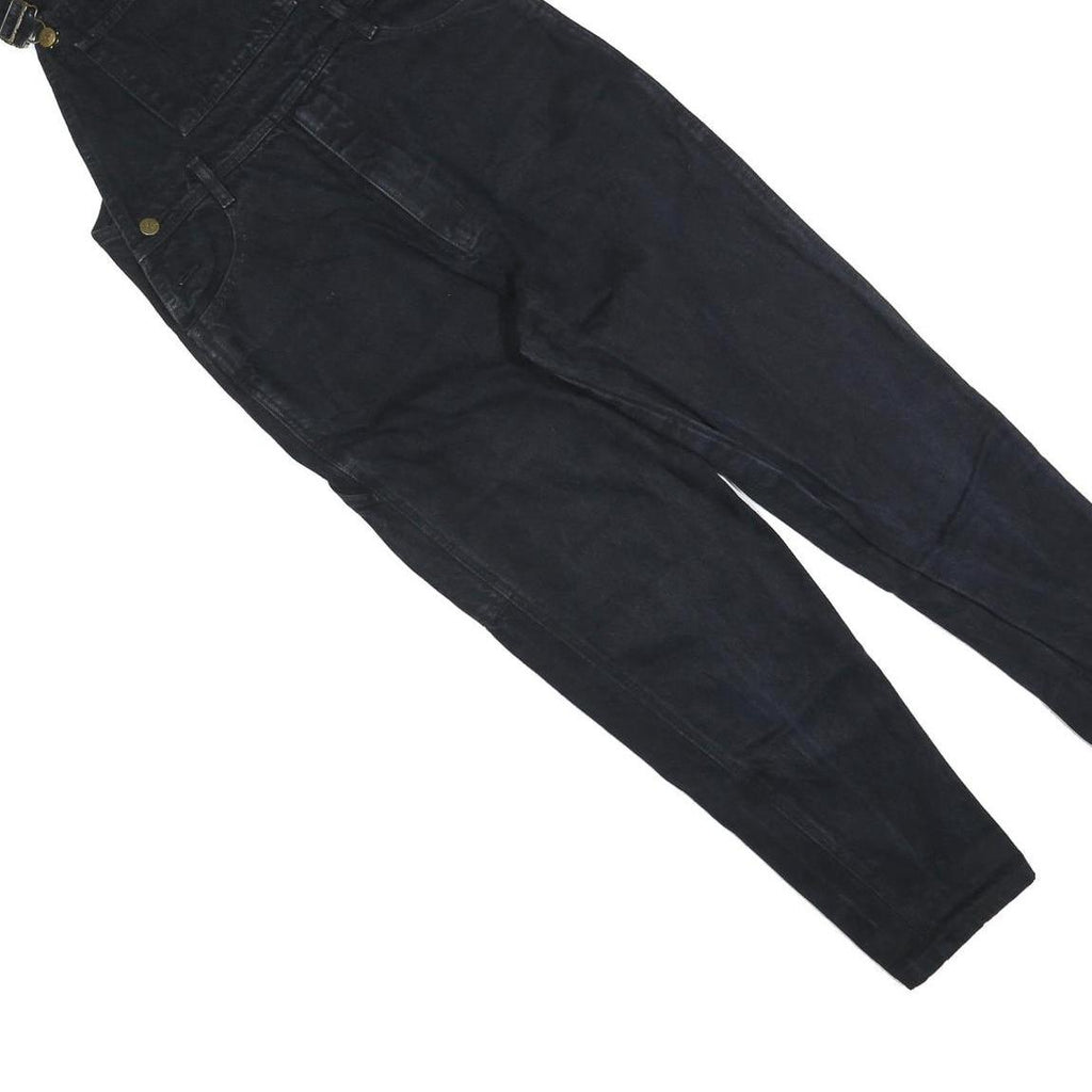 SJB Womens Black Cotton Blend Dungarees Slim Fit S W30 L27 Casual Wear