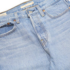 LEVI'S Wedgie Big E Womens Jeans Blue Slim Skinny Denim Light W28 L26 Button