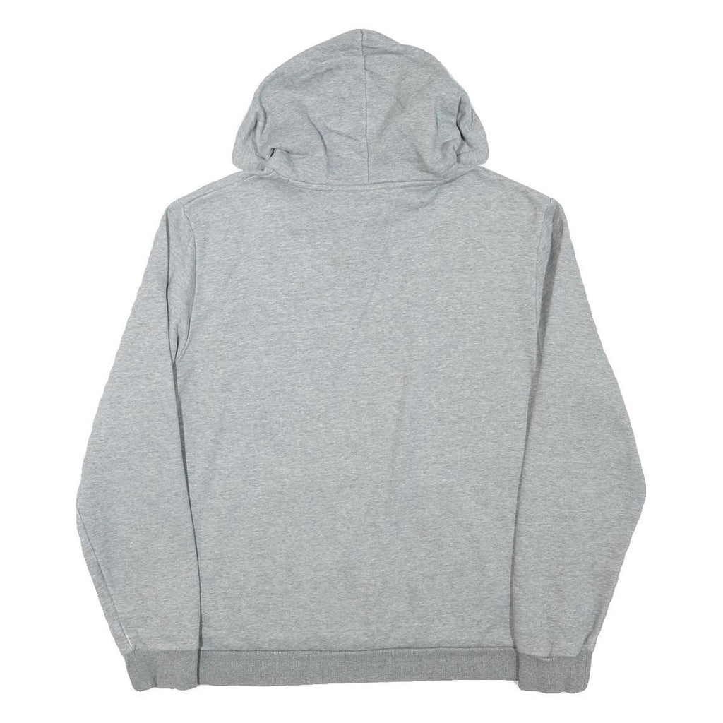 PUMA Mens Grey Hoodie L Cotton Blend Pullover Casual Sportswear