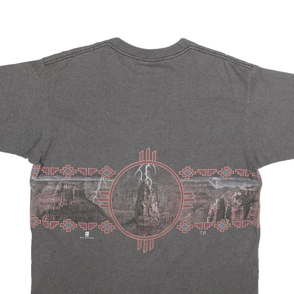 TENNESSEE RIVER Mens Grey Grand Canyon Graphic T-Shirt L Crew Neck Short Sleeve