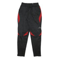 KAPPA Mens Joggers Black & Red Slim Tapered S W22 L28 Athletic Sportswear