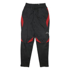 KAPPA Mens Joggers Black & Red Slim Tapered S W22 L28 Athletic Sportswear