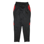 KAPPA Mens Joggers Black & Red Slim Tapered S W22 L28 Athletic Sportswear
