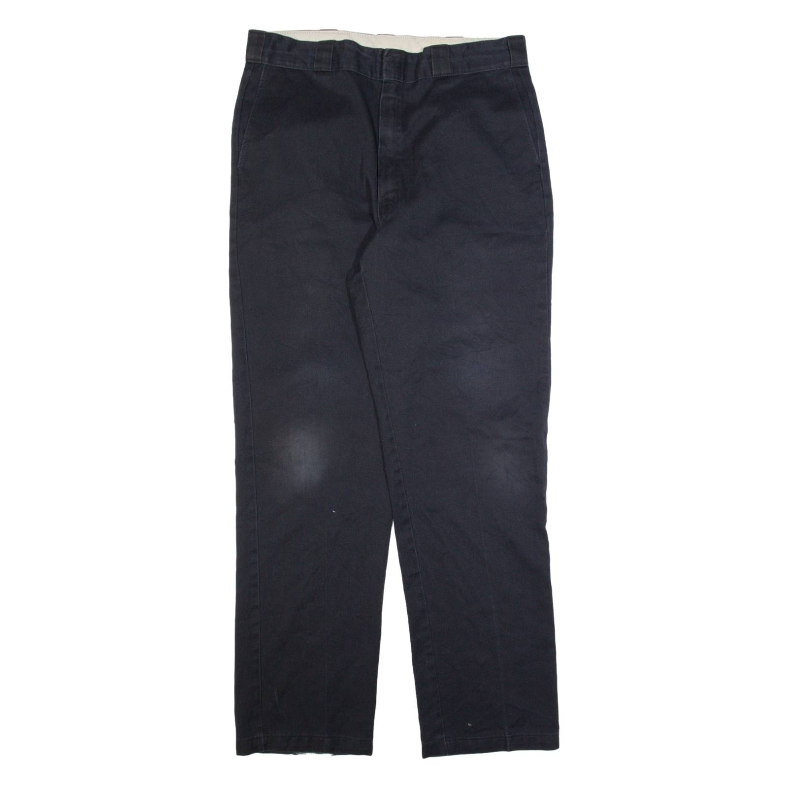 DICKIES Workwear Mens Trousers Black Regular Straight W36 L34