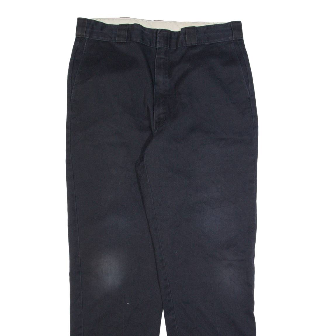 DICKIES Workwear Mens Trousers Black Regular Straight W36 L34