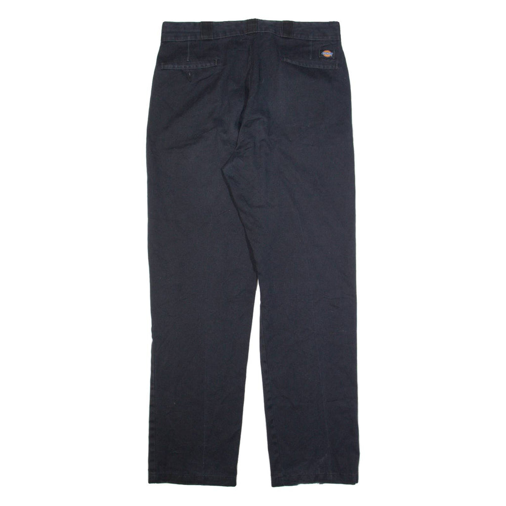 DICKIES Workwear Mens Trousers Black Regular Straight W36 L34