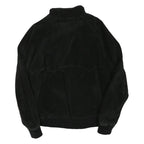 NEIL MARTIN Mens Black Faux Leather Zip Jacket XL Suede Effect Relaxed Fit