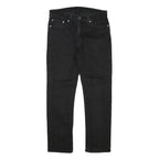 LEVI'S Mens Jeans Black Slim Skinny Denim Regular W32 L28 Zip Comfort Fit