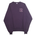 JERZEES Mens Purple Up North Michigan Crew Neck M Sweatshirt Cotton Blend