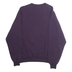 JERZEES Mens Purple Up North Michigan Crew Neck M Sweatshirt Cotton Blend