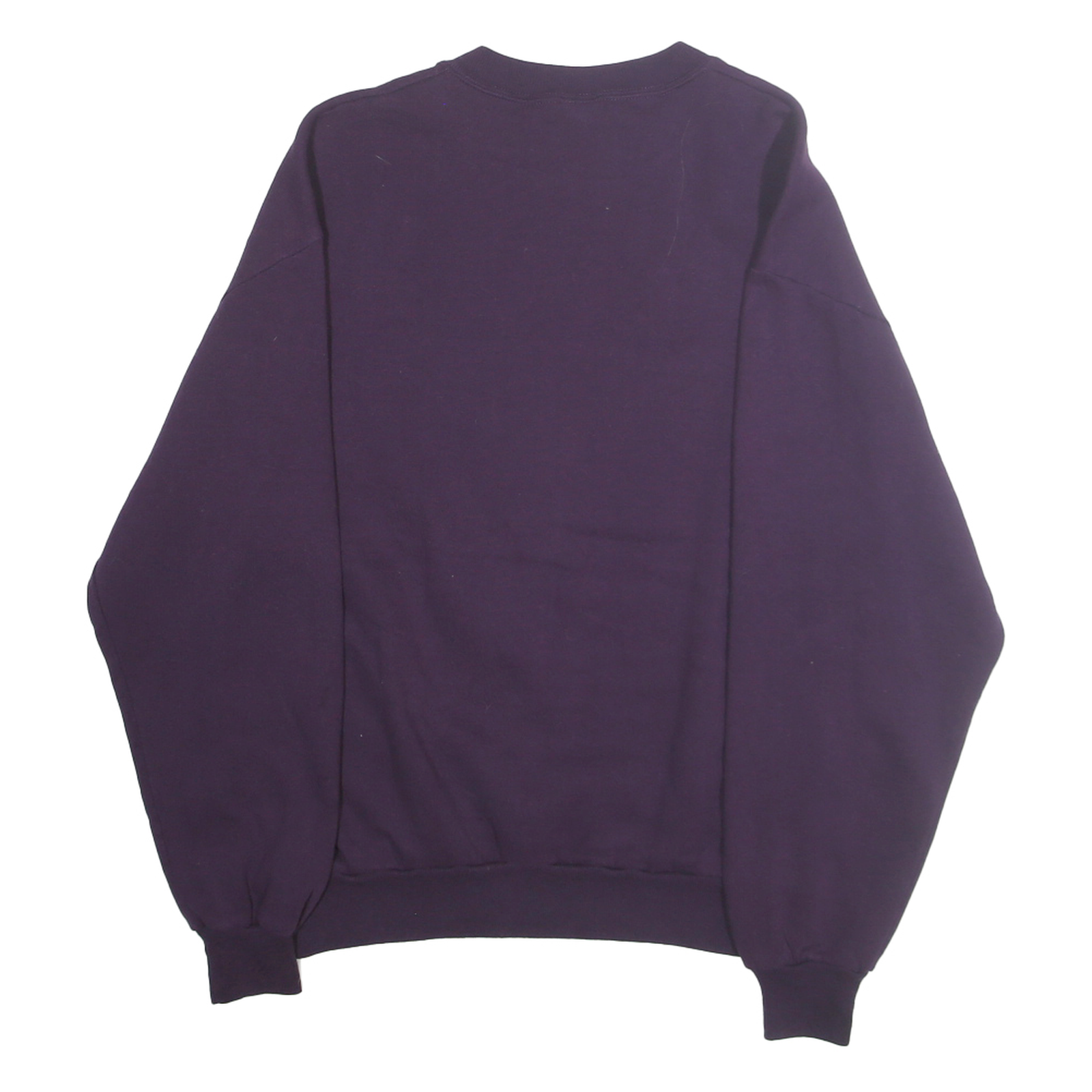 JERZEES Mens Purple Up North Michigan Crew Neck M Sweatshirt Cotton Blend