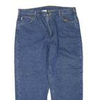 CARHARTT Mens Regular Fit Blue Denim Jeans W40 L30 Zip Closure Classic Style