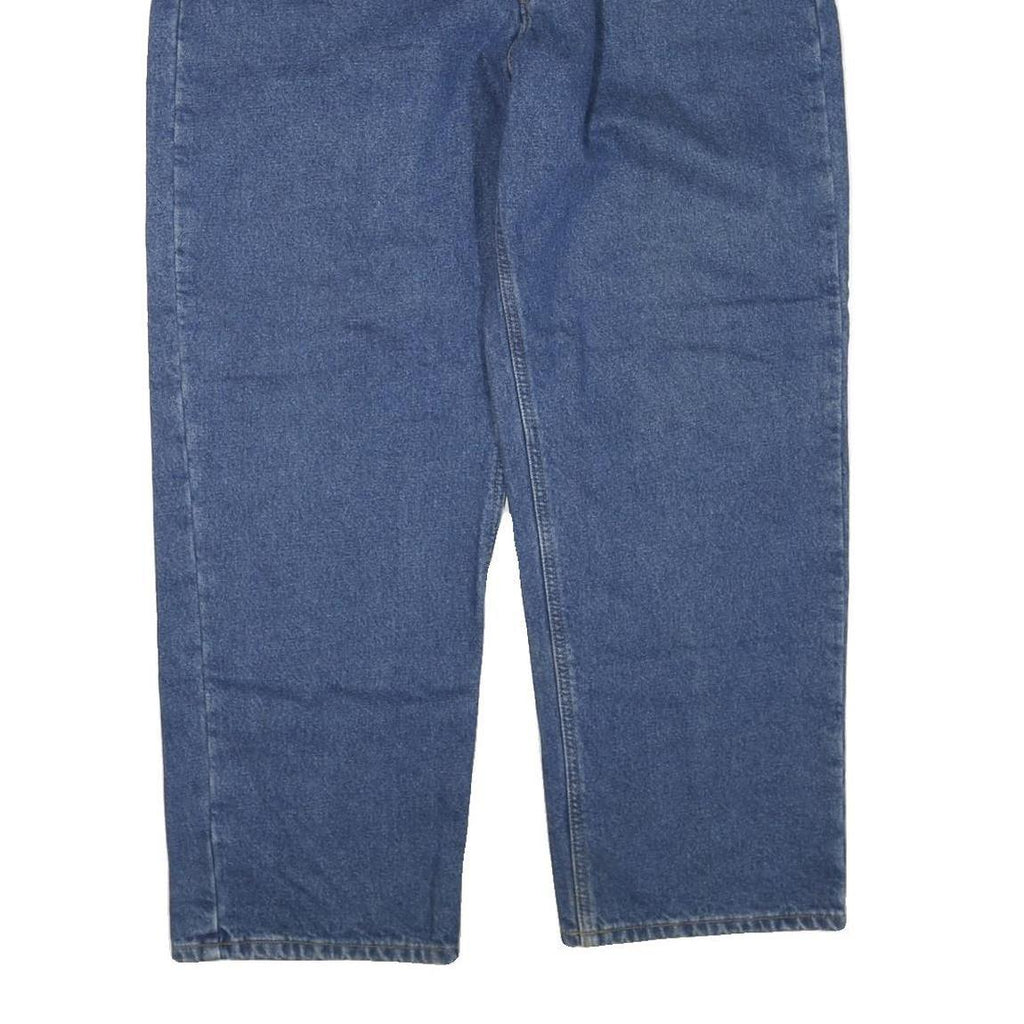 CARHARTT Mens Regular Fit Blue Denim Jeans W40 L30 Zip Closure Classic Style