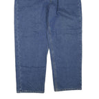 CARHARTT Mens Regular Fit Blue Denim Jeans W40 L30 Zip Closure Classic Style