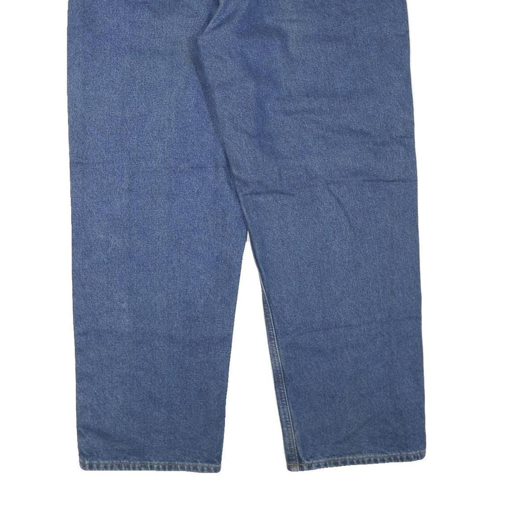 CARHARTT Mens Regular Fit Blue Denim Jeans W40 L30 Zip Closure Classic Style