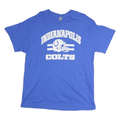 GILDAN Mens Blue Indianapolis Colts T-Shirt XL Short Sleeve Crew Neck Sports