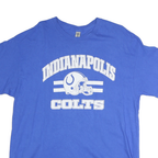 GILDAN Mens Blue Indianapolis Colts T-Shirt XL Short Sleeve Crew Neck Sports