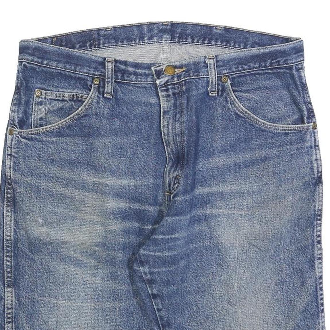 WRANGLER Mens Denim Blue Casual Shorts L W36 Classic Cotton Comfortable