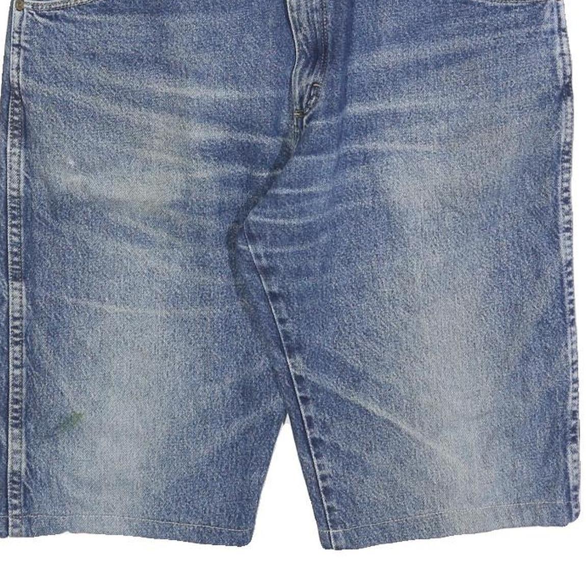 WRANGLER Mens Denim Blue Casual Shorts L W36 Classic Cotton Comfortable