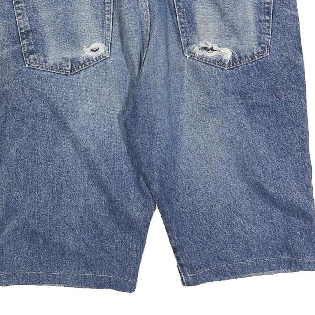 WRANGLER Mens Denim Blue Casual Shorts L W36 Classic Cotton Comfortable